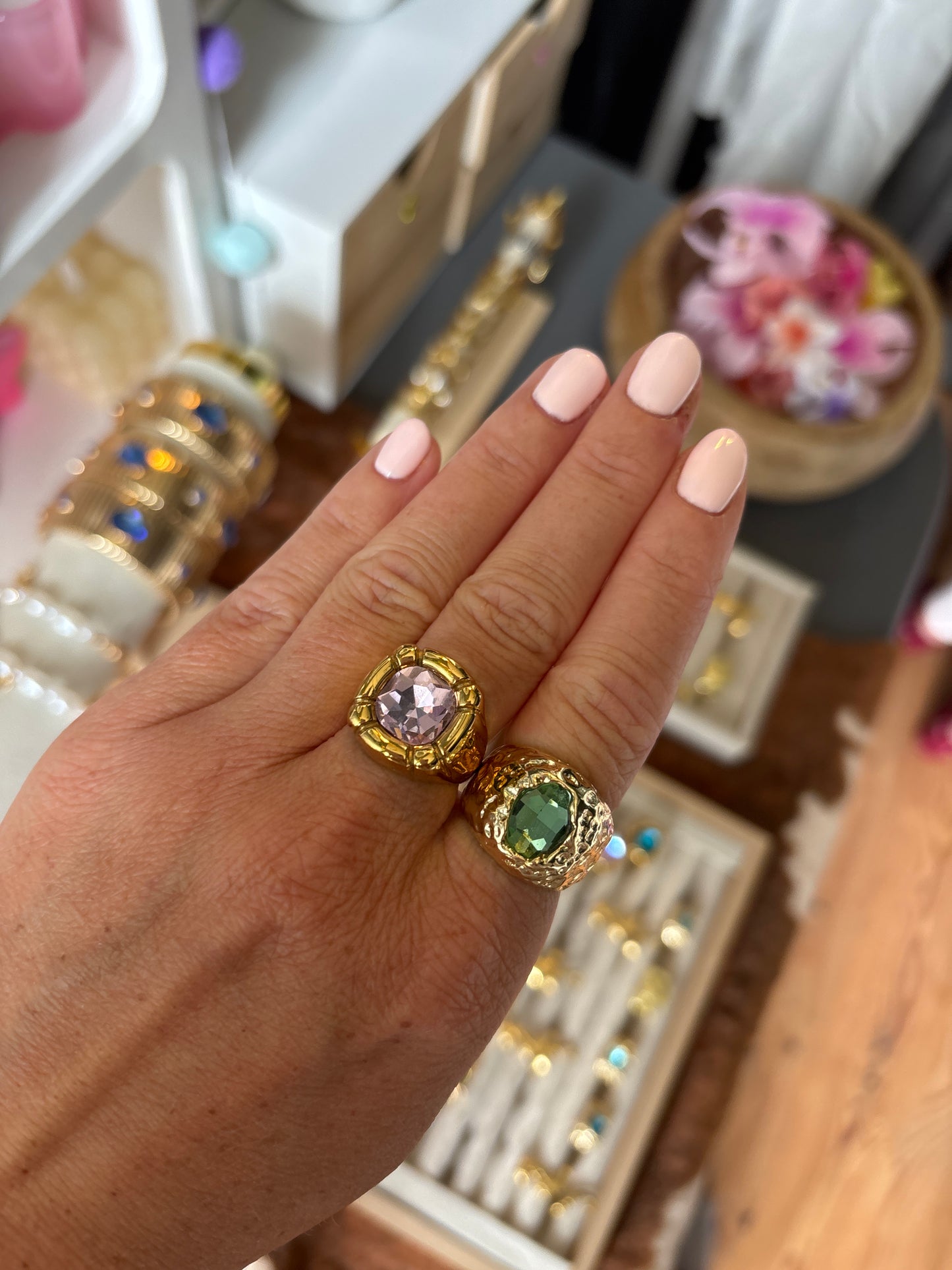 Bague ADORA rose 🌸