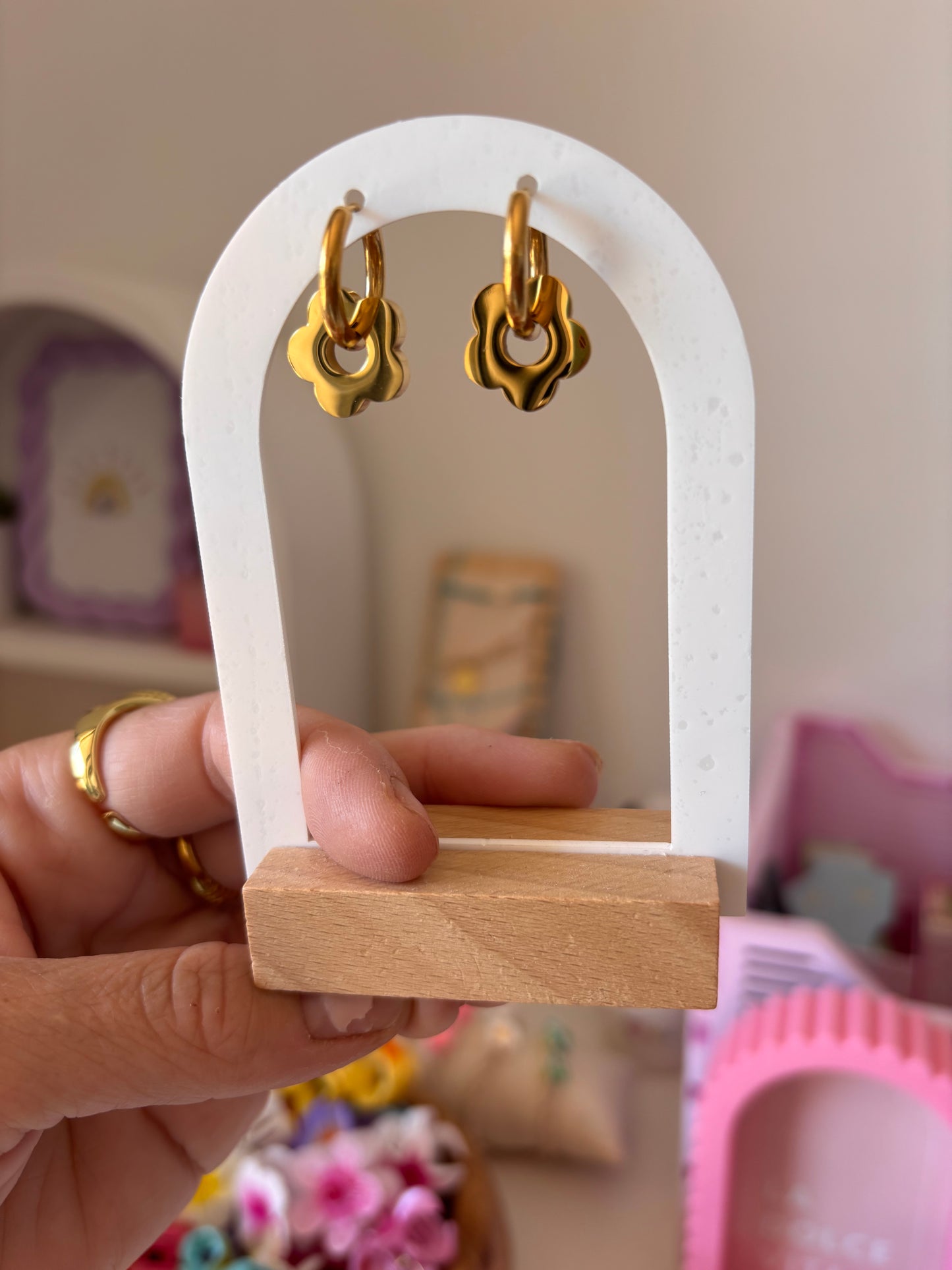 Boucles d’oreilles FLORA 🌸