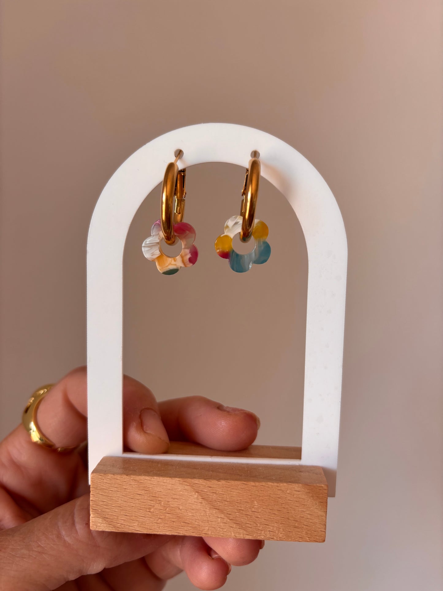 Boucle oreille FLORA color 🌸