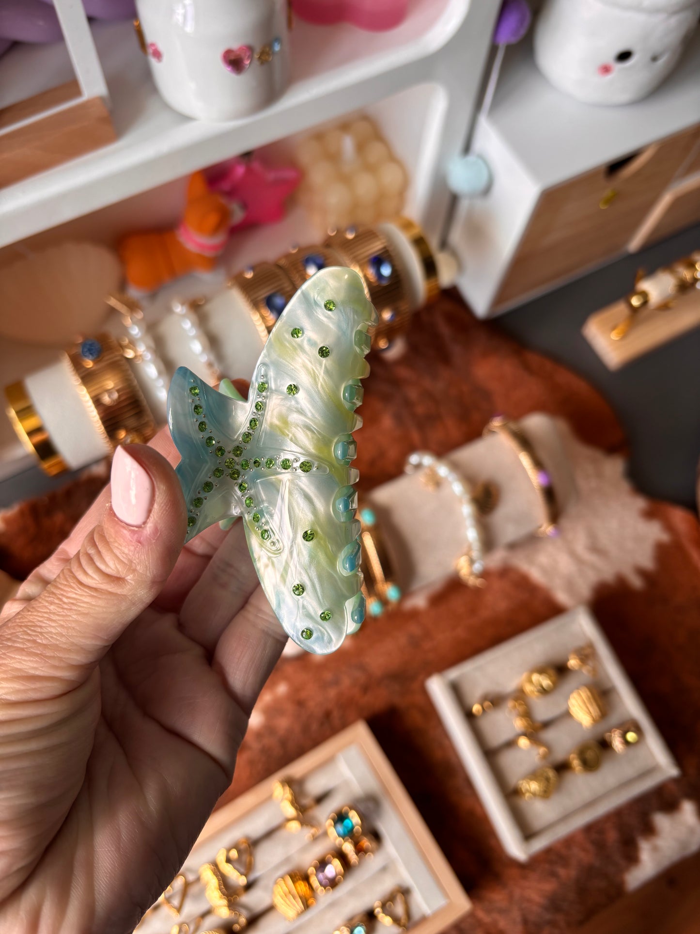 Pince à cheveux sirène