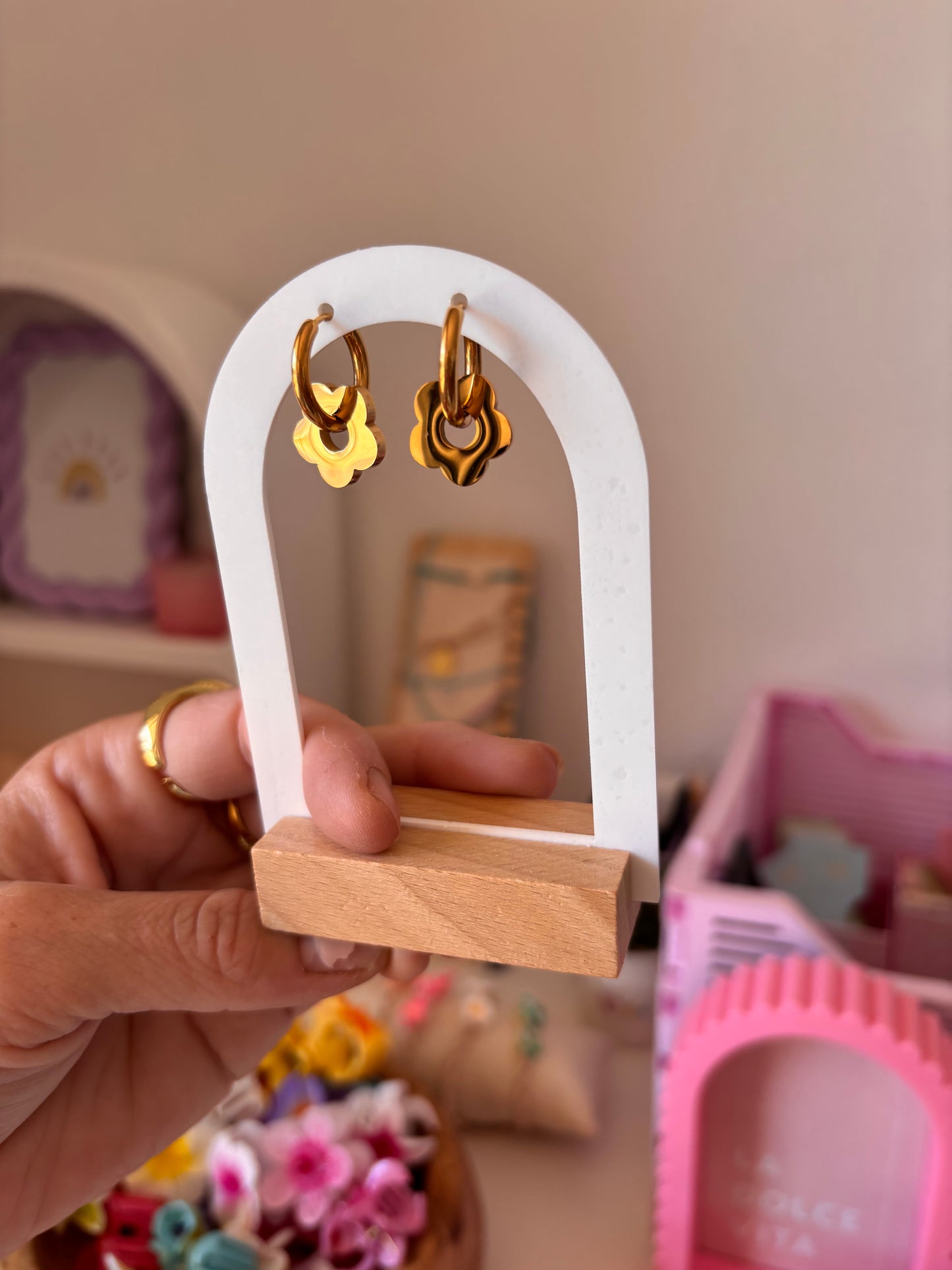 Boucles d’oreilles FLORA 🌸