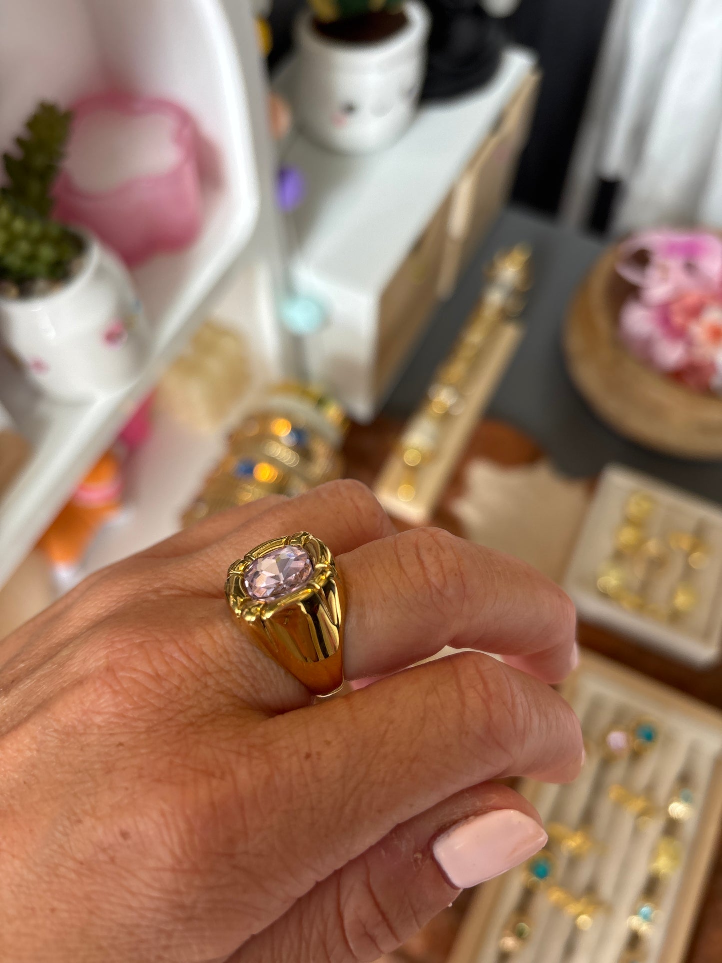 Bague ADORA rose 🌸