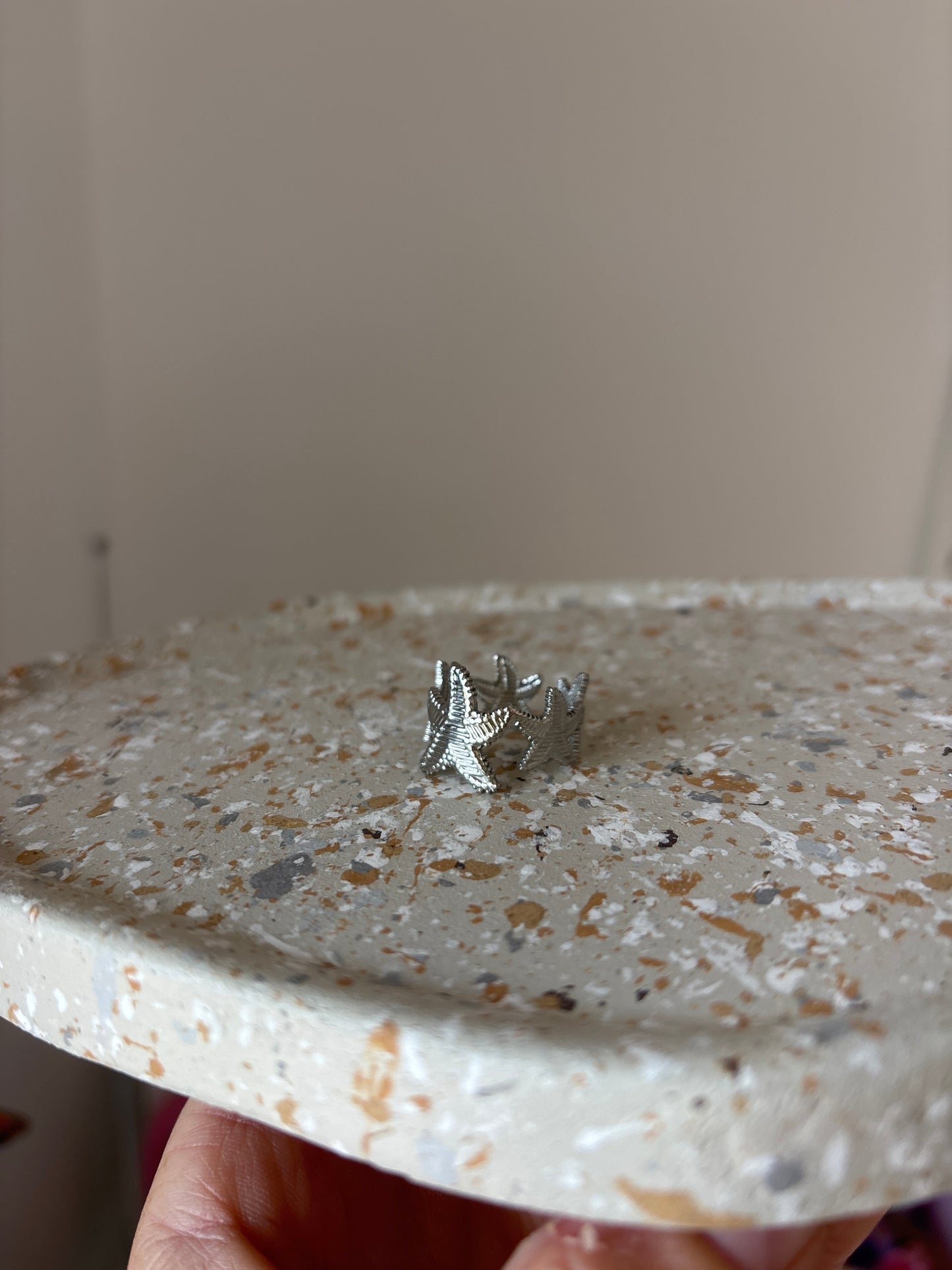 Bague ÉTOILE DE MER argentée 🌟