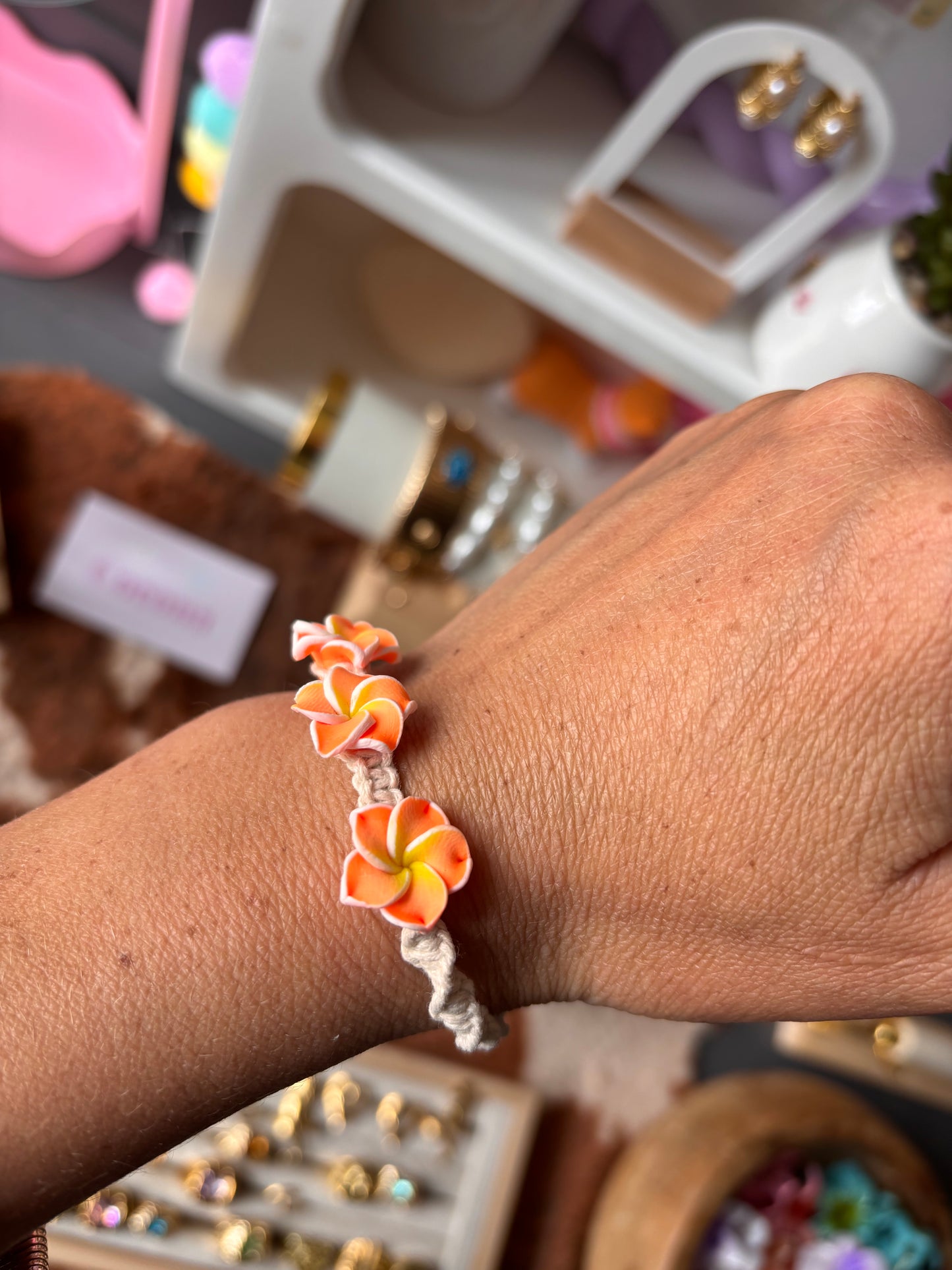 Bracelet MONOÏ orange