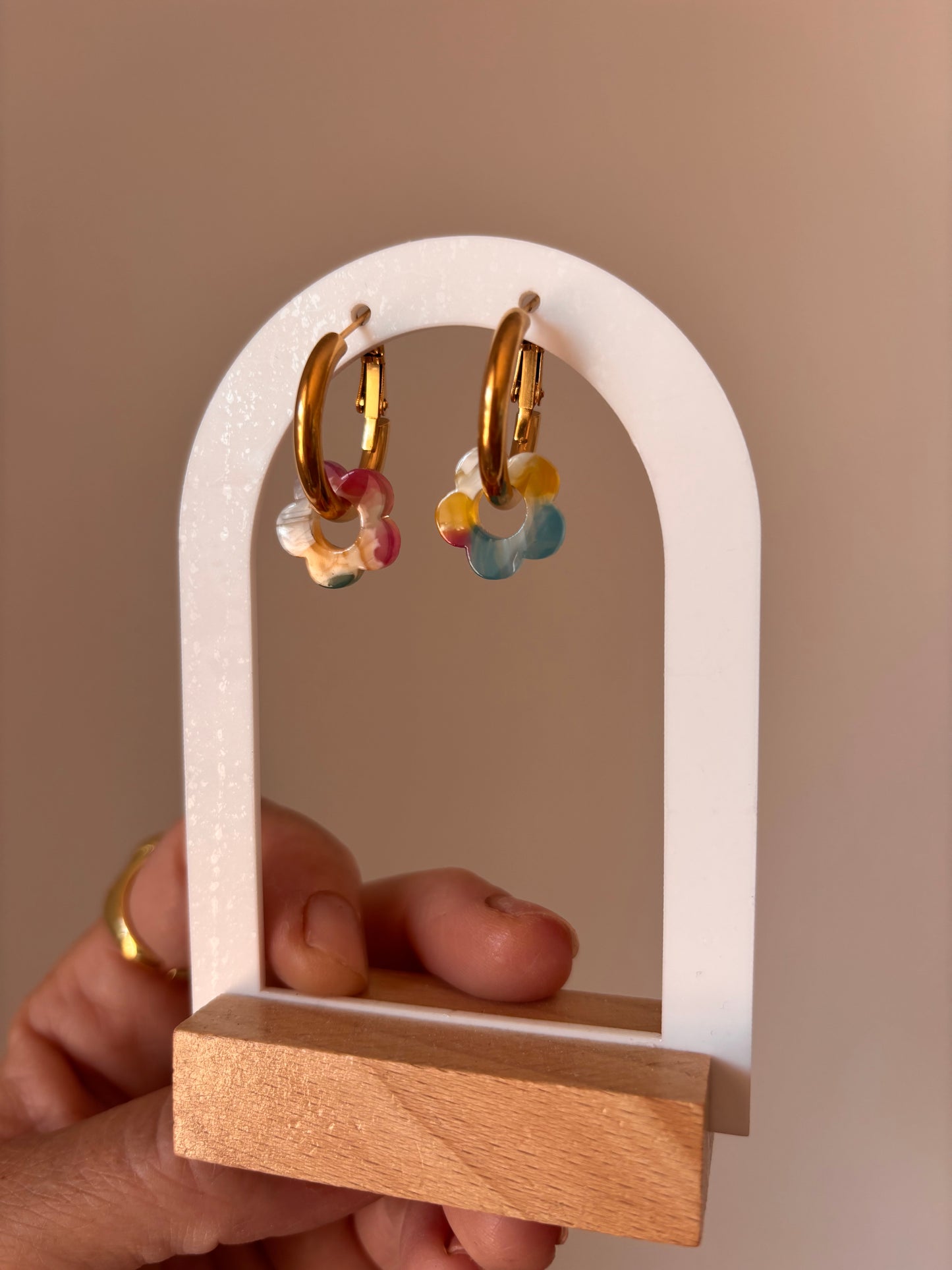 Boucle oreille FLORA color 🌸