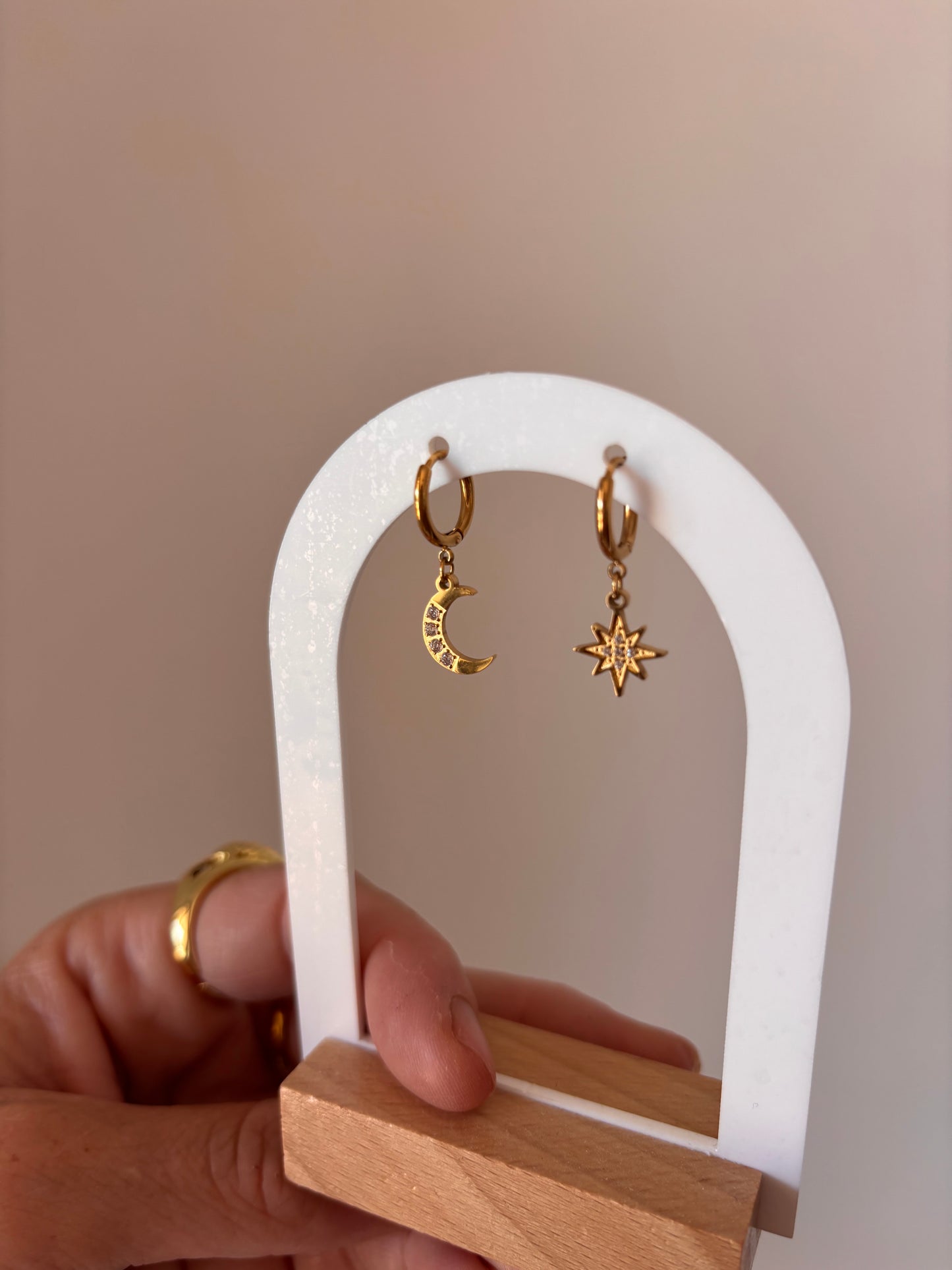 Boucles d’oreilles LOÛNA 🌙⭐️