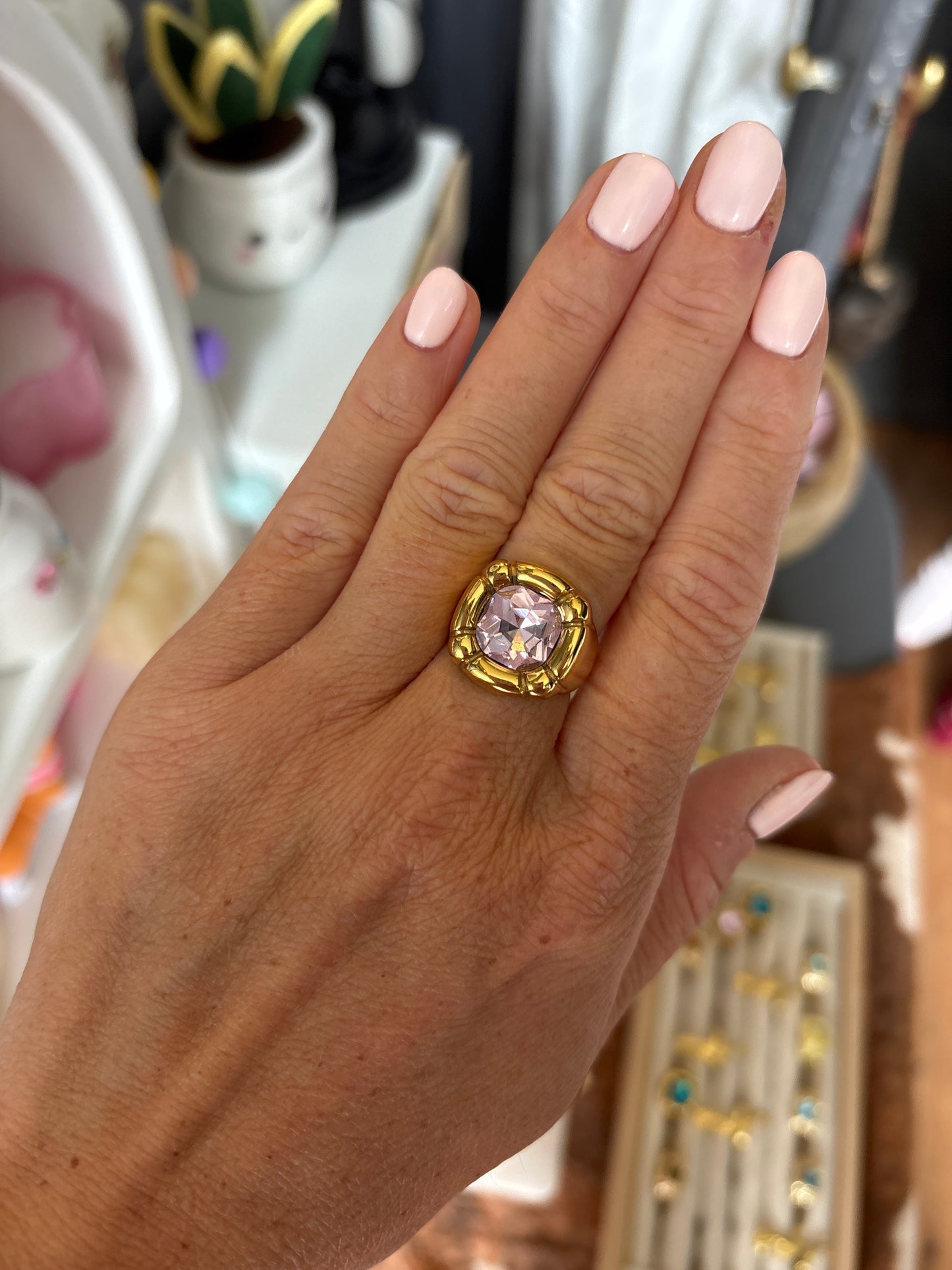 Bague ADORA rose 🌸