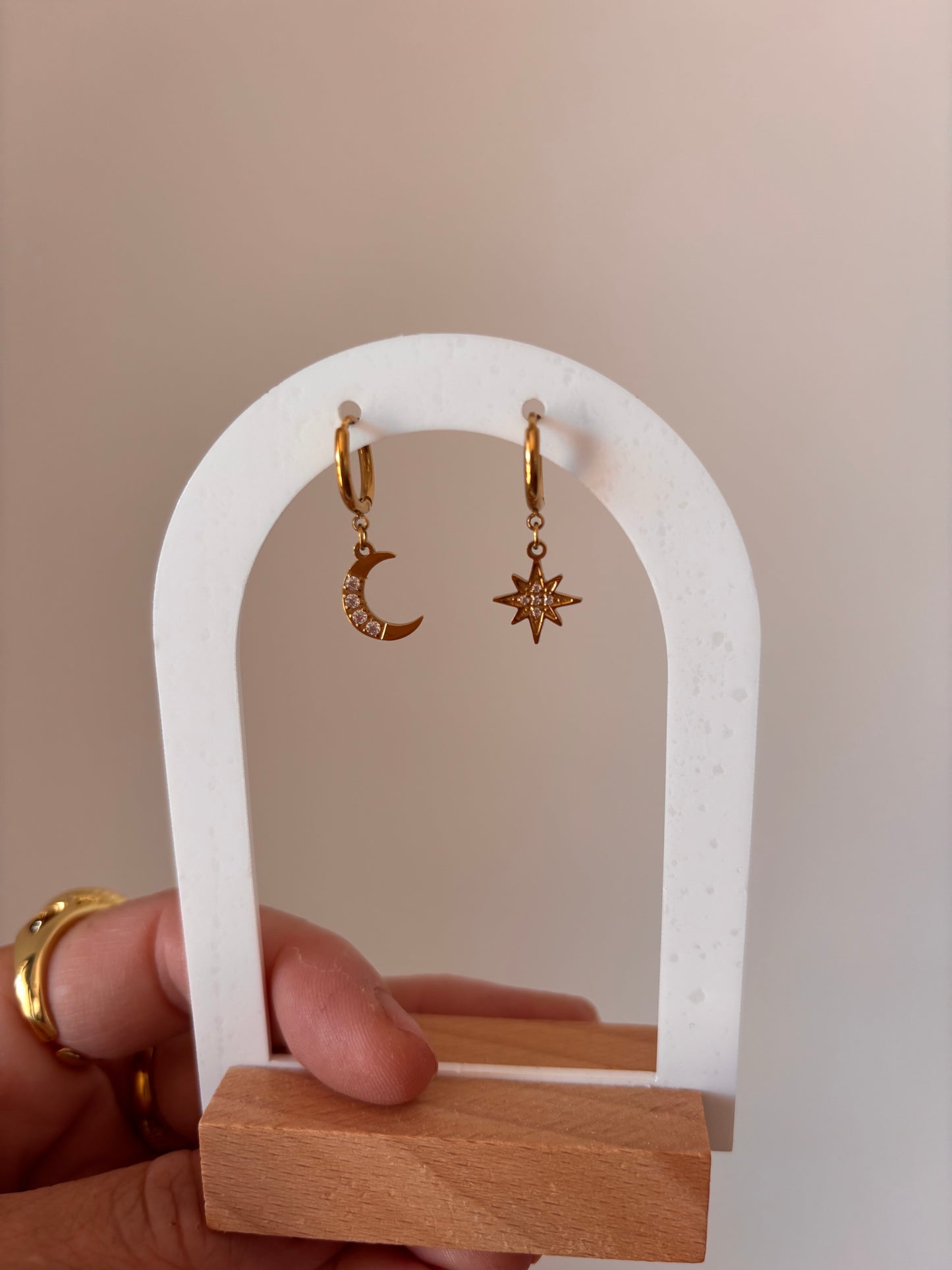 Boucles d’oreilles LOÛNA 🌙⭐️