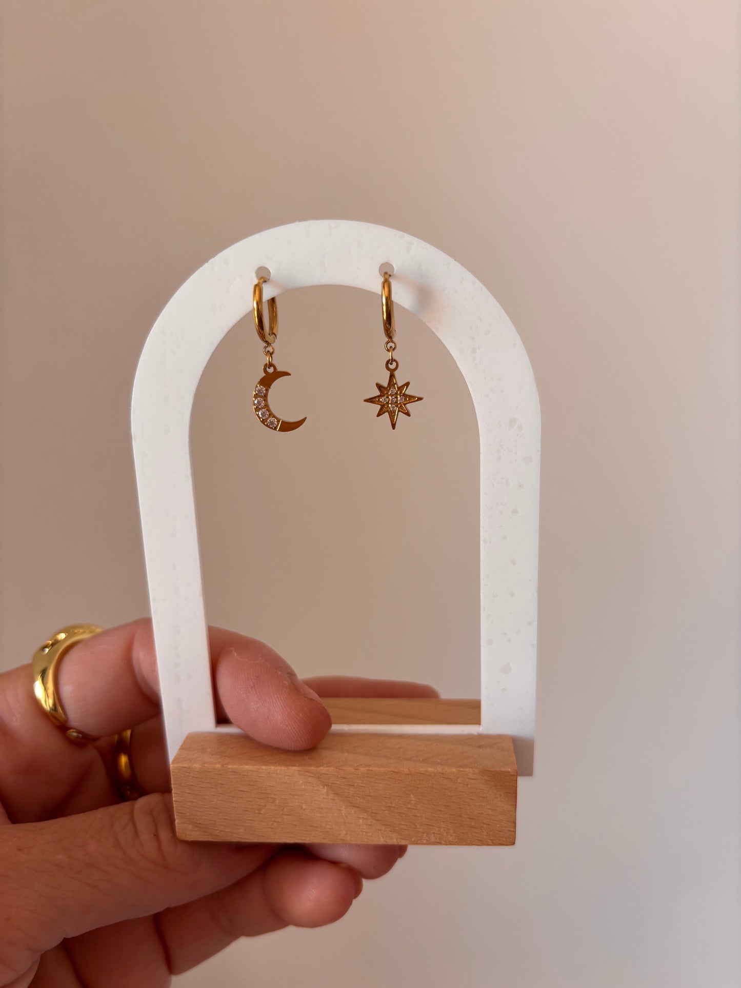 Boucles d’oreilles LOÛNA 🌙⭐️