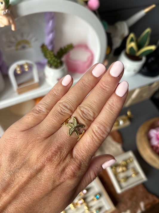 Bague étoile de mer