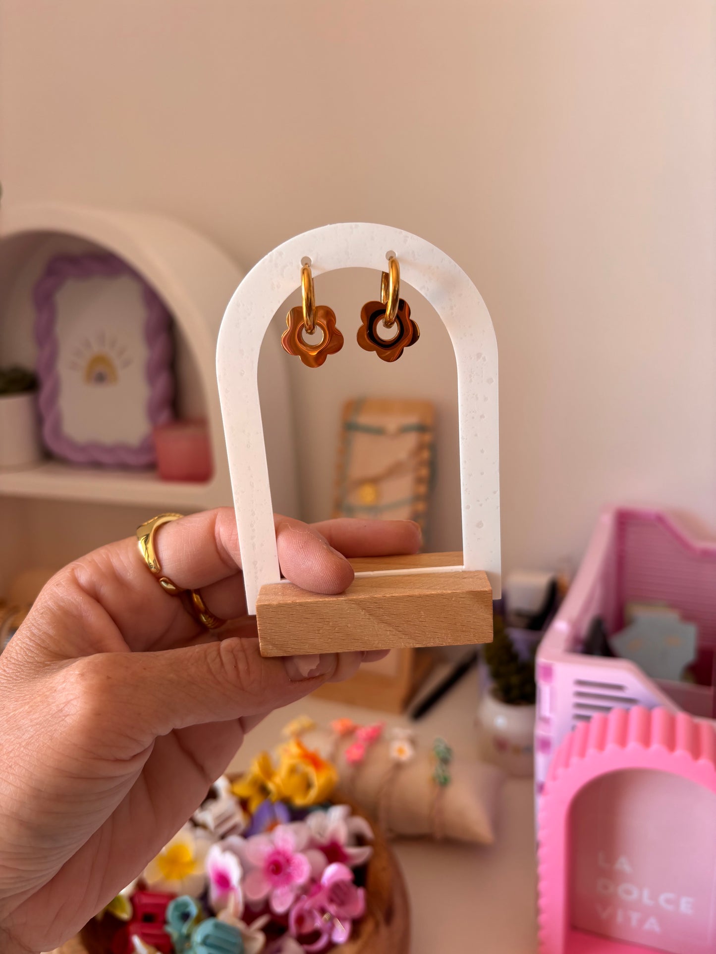 Boucles d’oreilles FLORA 🌸