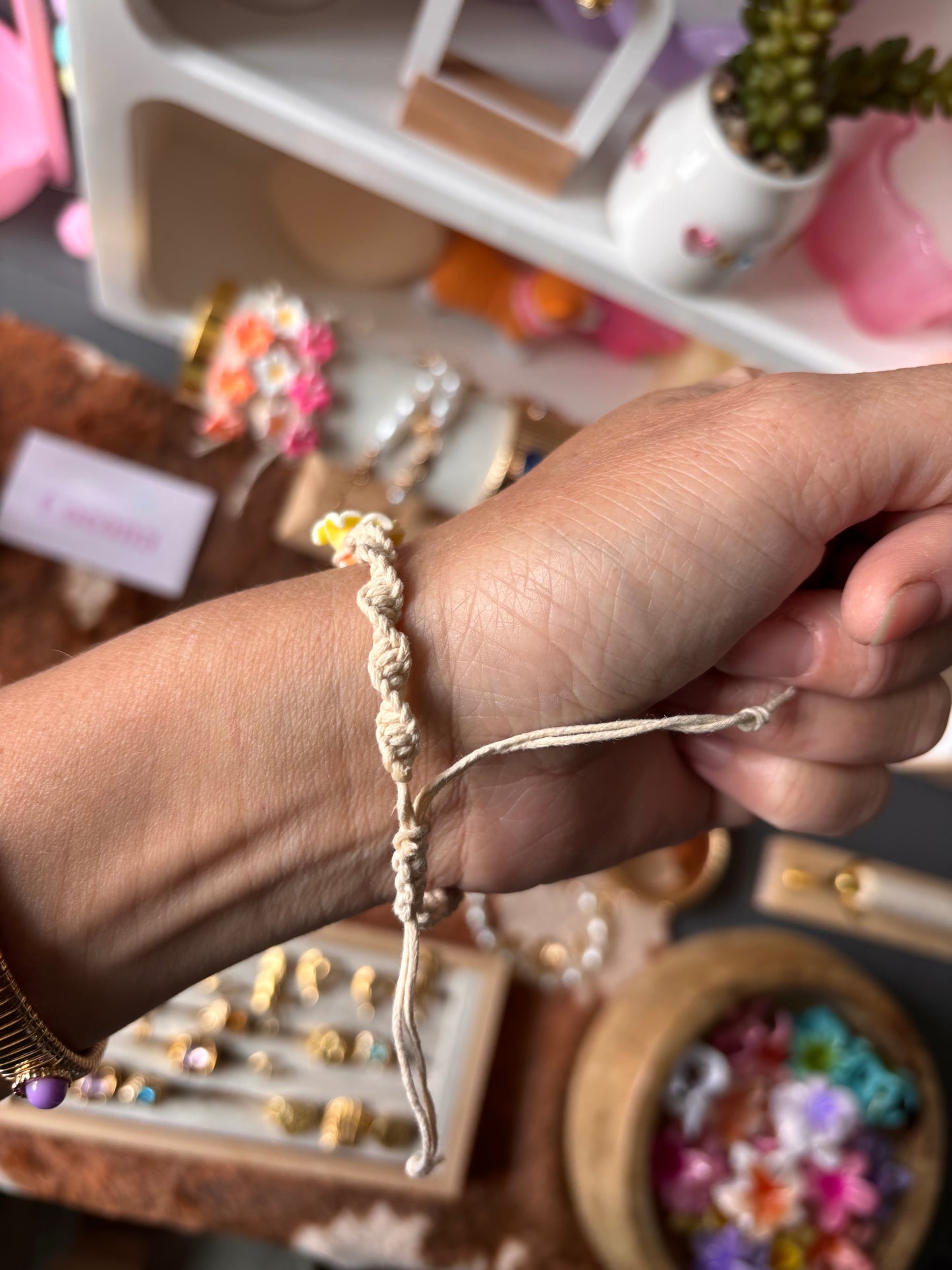 Bracelet MONOÏ jaune