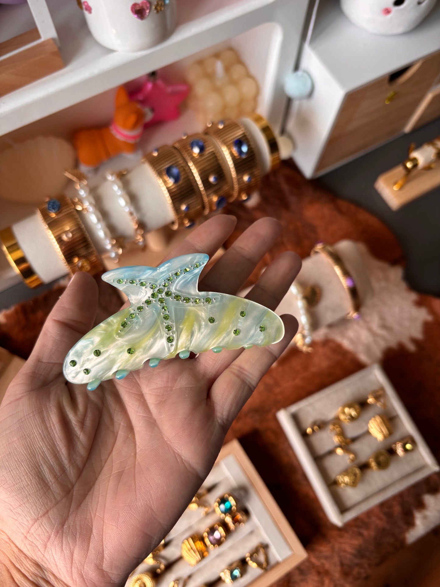 Pince à cheveux sirène