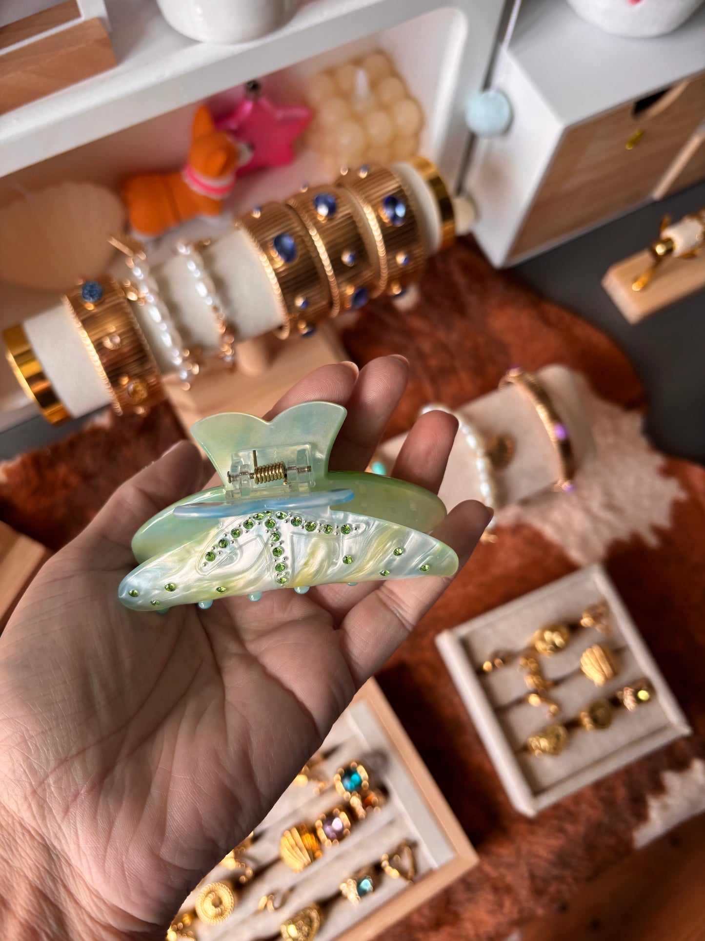 Pince à cheveux sirène