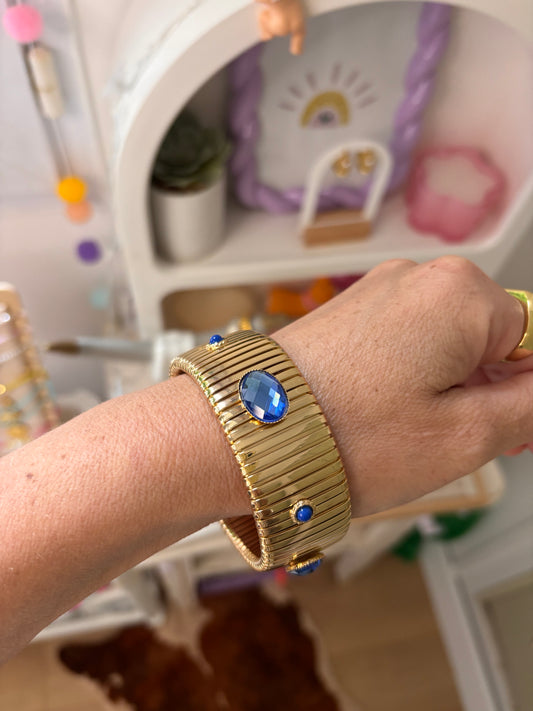 Bracelet PIERRA XL bleu