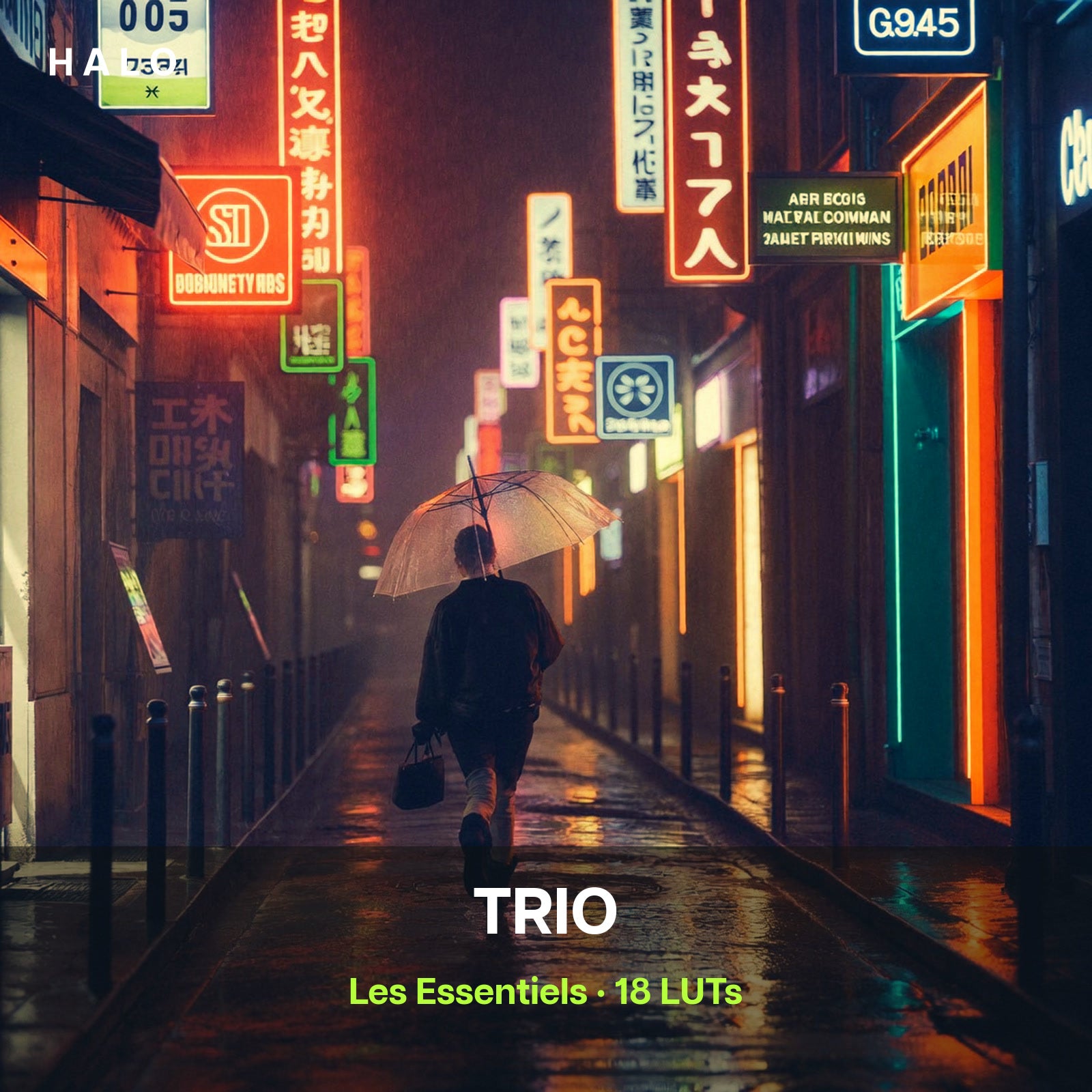 HALO TRIO — Les Essentiels, 18 LUTs